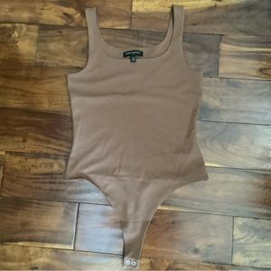 New without original tags Banana Republic Bodysuit in a gorgeous Russet Brown.